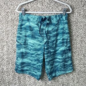 Under Armour Board Shorts Men’s 30 HeatGear Blue Loose Fit